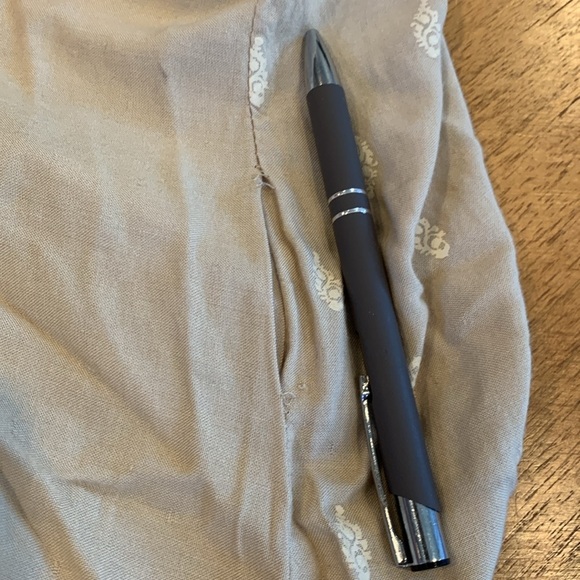 Kurta Embroidered Long Sleeve Lightweight Beige Orange Women’s XS - Picture 8 of 8